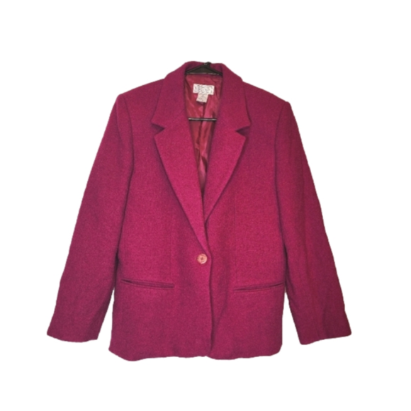 Jennifer Moore Jackets & Blazers - Jennifer Moore 100% wool blazer. Pink size 12P
